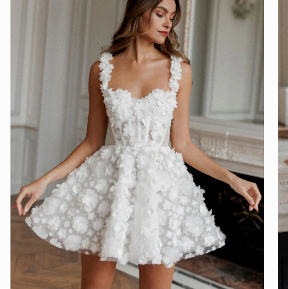 Rosie Entienne Bridal Mini Dress